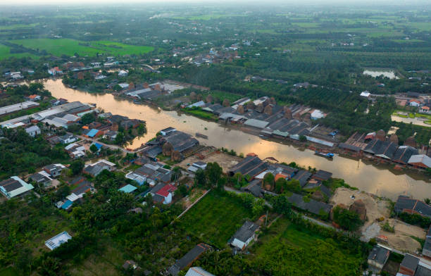 istock Mang Thit Ancient Brick Village under sunset, Mekong Delta, Vinh Long Province 2109245127