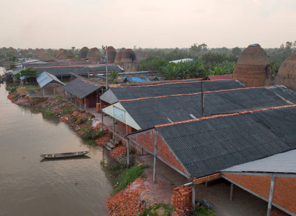 istock Mang Thit Ancient Brick Village under sunset, Mekong Delta, Vinh Long Province 2109245647