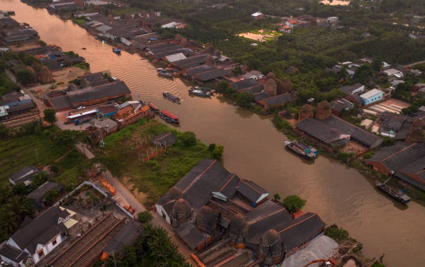 istock Mang Thit Ancient Brick Village under sunset, Mekong Delta, Vinh Long Province 2109245670