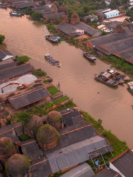 istock Mang Thit Ancient Brick Village under sunset, Mekong Delta, Vinh Long Province 2109245671