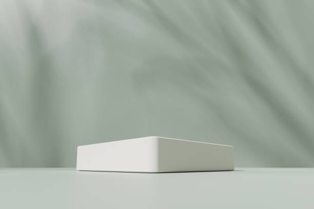 istock Scene with a podium for product presentation, 3d rendering 2109247786