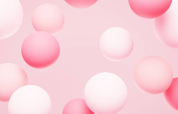 istock Pastel color ball background illustration 2109252659