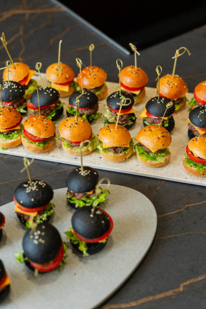 istock Preparation of snacks for the catering event 2109314490