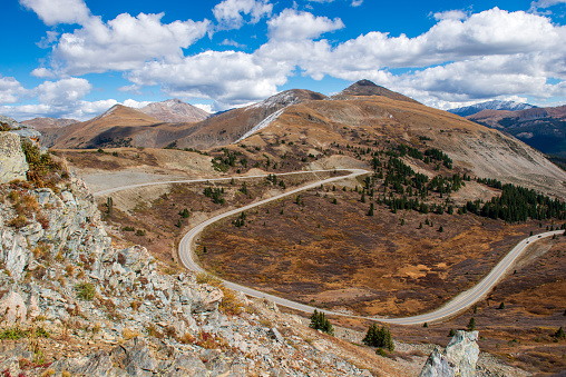 Cottonwood Pass in Autumn, Colorado, USA