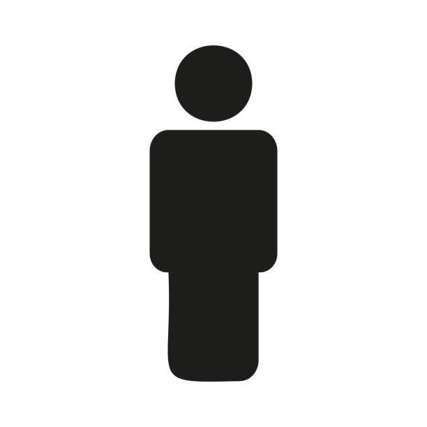 Person silhouette icon. Human figure symbol. Individual profile representation. Gender-neutral character. Vector illustration. EPS 10. Person silhouette icon. Human figure symbol. Individual profile representation. Gender-neutral character. Vector illustration. EPS 10. Stock image. anonymous person icon stock illustrations