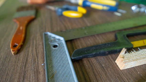 istock Carpentry tools and general use in home and factory 2109390125