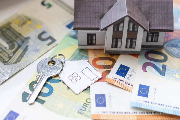 istock Building money and costs that arise when building a house 2109408318