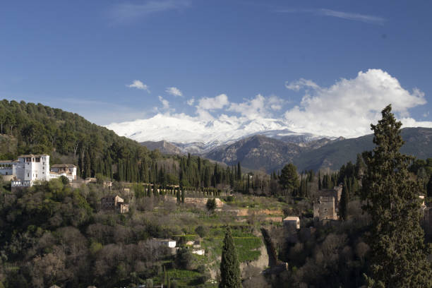 istock View of Sierra Nevada Mountains from Granada, Spain 2109418722