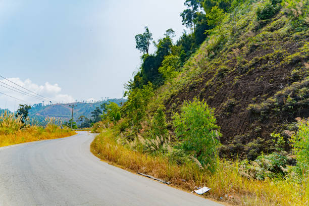 istock A road in the mountains. 2109568913