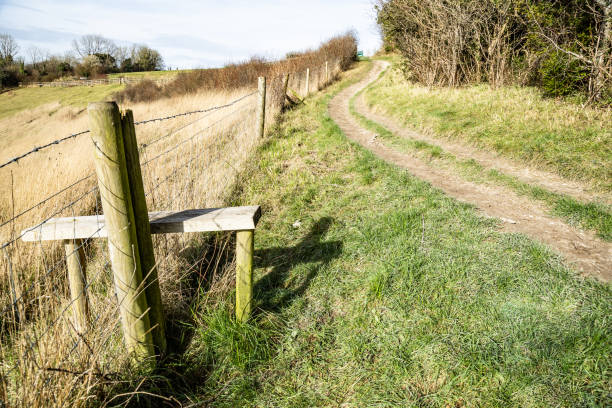 istock Countryside footpath Surrey England 2109600868