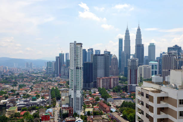 istock Kuala Lumpur cityscape view with Petronas Towers 2109628528