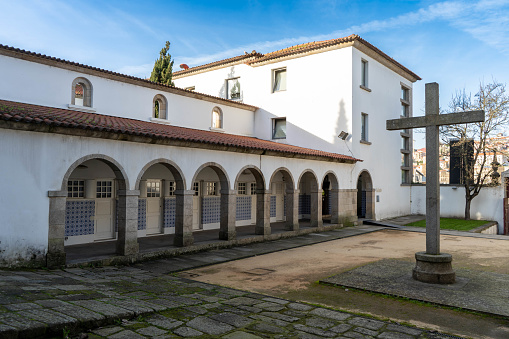 Entrance cloister of the Corpus Christi Convent. Vila Nova de Gaia, Portugal. 2023-01-13