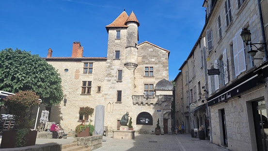 The town of Sarlat-la-Caneda, Perigord, France