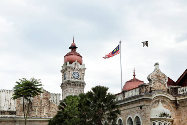istock Historic clock tower of Sultan Abdul Samad building in Kuala Lumpur 2109680500
