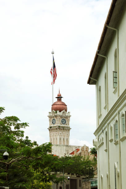 istock Historic clock tower of Sultan Abdul Samad building in Kuala Lumpur 2109703296
