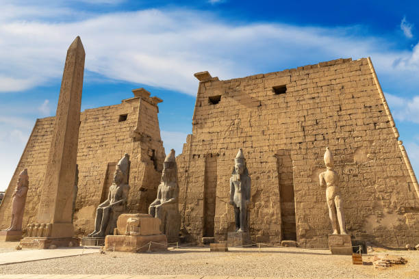 istock View at Luxor Temple in Luxor, Egypt 2109833088