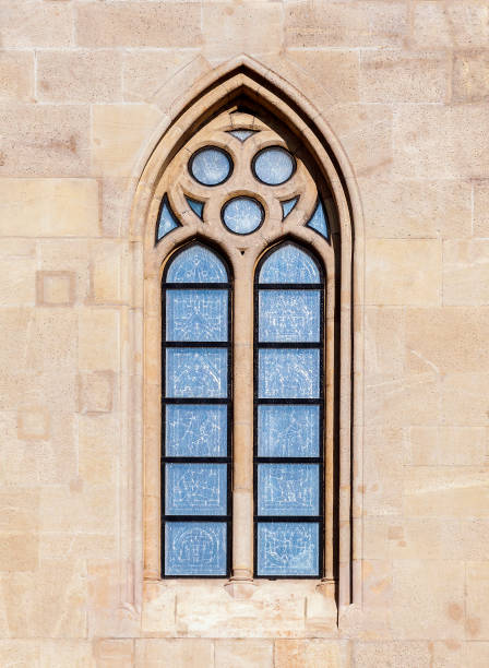 istock Window of a gothic cathedral 2109996145