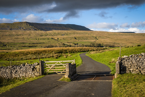 Whernside is a mountain in the Yorkshire Dales in Northern England. It is the highest of the Yorkshire Three Peaks
