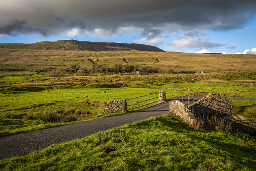 Whernside is a mountain in the Yorkshire Dales in Northern England. It is the highest of the Yorkshire Three Peaks