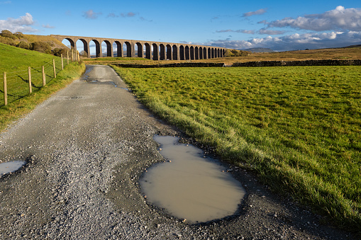 22.10.23 Ribblehead, North Yorkshire, UK. Ribblehead Viaduct aor Batty Moss Viaduct at Ribblehead in ther Yorkshire Dales