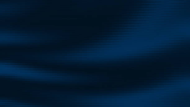 ブルーネイビーブラックウェーブストライプパターン抽象的な海の背景濃いダークブルー未来的なテクノロジーテクスチャ流れる形状スクリーンセーバーラグジュアリーモダン背景16x9フォー