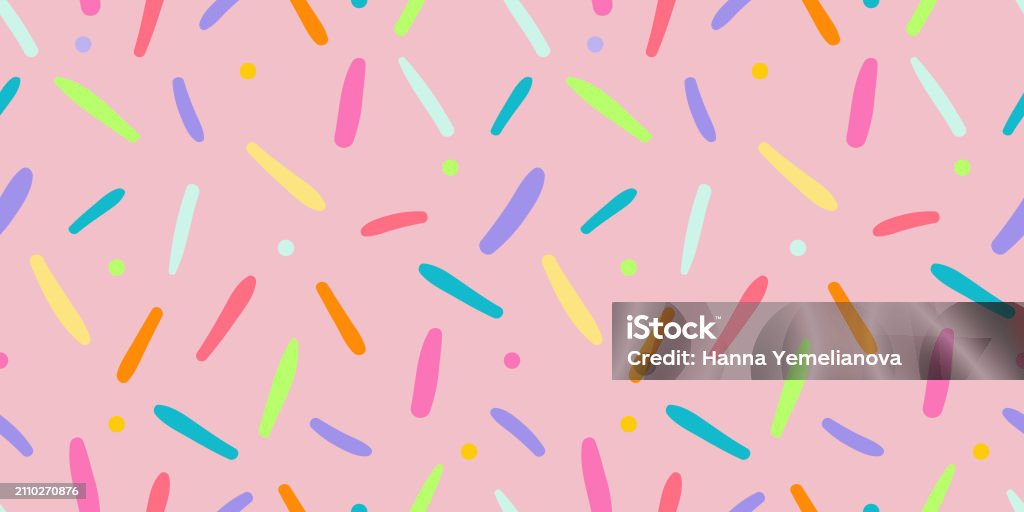 Simple Sprinkle Pattern Vector Stock Illustration - Download Image Now ...