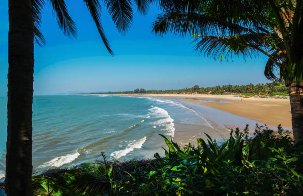 istock Panorama o Amazing beach in southern India - Goa (or Kerala or Karnataka) 2110288937
