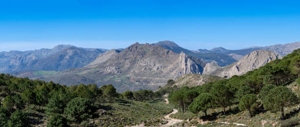 istock Panoramic view on hiking trail to Maroma peak 2110476814