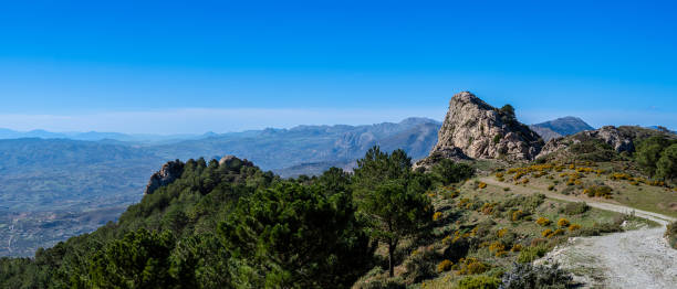 istock Panoramic view on hiking trail to Maroma peak 2110477329