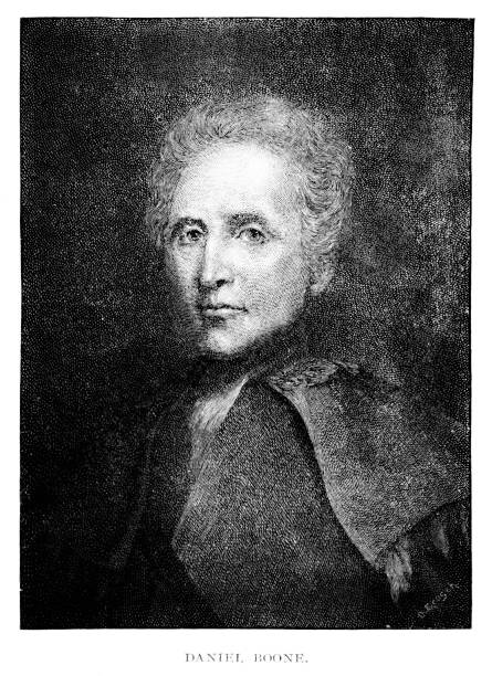 istock Daniel Boone Portrait, Virginia Delegate and Pioneer to Kentucky Territory,18th Century American History 2110603126