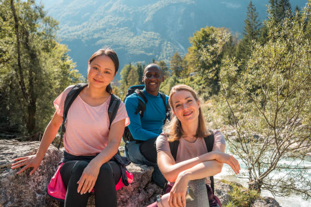 istock Diverse Group of Friends on Mountain Hike 2110616715