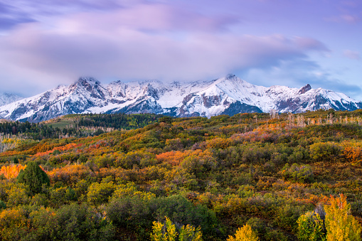 Dallas Divide in Autumn, Colorado, USA