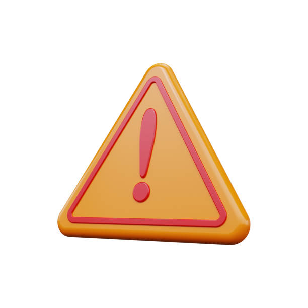 istock 3D yellow attention sign icon 2110639943
