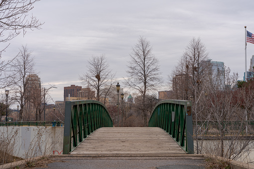 Walkway Bridge in Boom Island Park