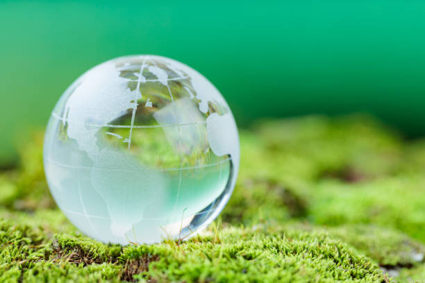istock Earth Day Celebration, Glass Globe Symbolizing Global Conservation 2110847746