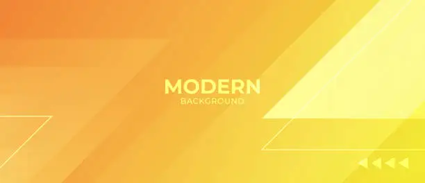 Vector illustration of Abstract Geometric Orange Background. Use for Web, Banner, Poster, PPT, and Brochures