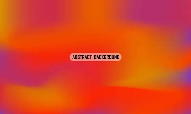 Vector illustration of Abstract blurred gradient fluid vector background design