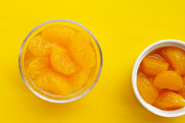 istock Mandarin orange in sweet syrup 2111079850