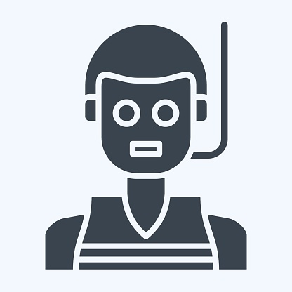 Icon Life Jacket. related to Diving symbol. glyph style. simple design illustration