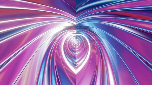 istock 3D abstract image of a multicolored tunnel with stars, creating a vibrant and mesmerizing cosmic journey. 2111246200