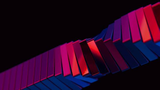 istock Abstract 3D cubes spiraling in a mesmerizing manner, creating a hypnotic and visually striking image against a sci-fi black isolated background. 2111246734