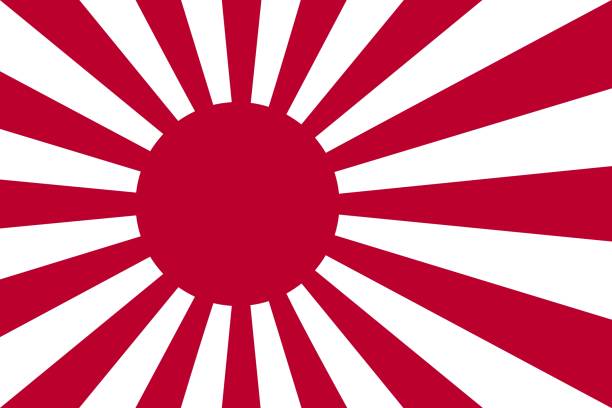 大日本国旗 460+ Japan Imperial Flags Illustrations - iStock