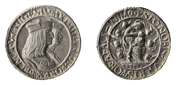 istock Maximilian I and his wife Bianca Maria Sforza 2111398272
