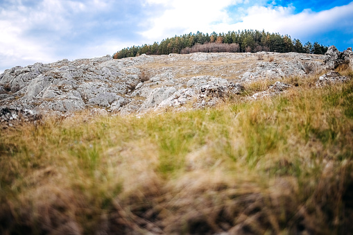 Photo of mountain top on beautiful day taken on Serbian mountain