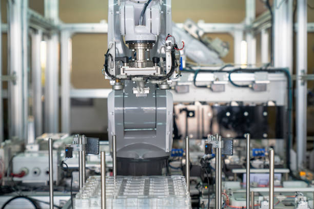 istock Innovative Industrial Automation and Robotic Arms & Technology. 2111442799