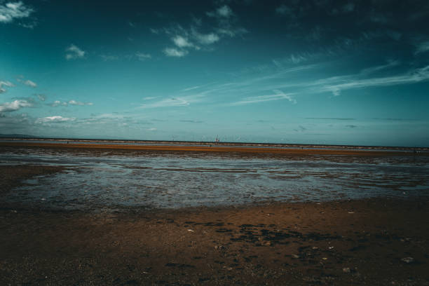 A beautiful landscape and background shot at the beach