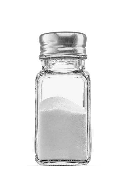 istock Shaker with fine salt isolated on white with clipping path. 2111623166