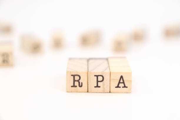 istock acronym rpa (robotic process automation) concept of optimization by robotics in the company 2111714021