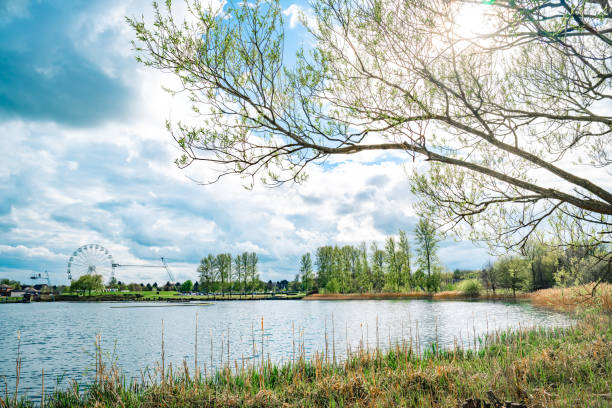 Willen lake in Milton Keynes