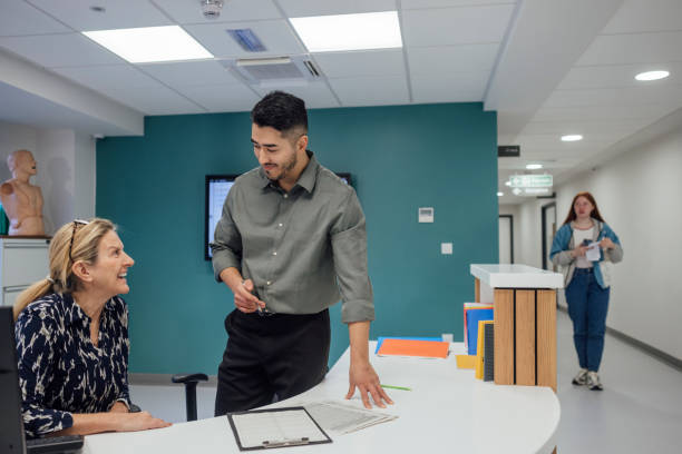 istock Working on the Hospital Desk 2111796306